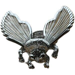 Vintage Silver-Tone Insect Brooch Pin Jewelry Accessory For Women & Men